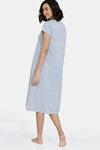 Zivame Harry Potter Knit Cotton Mid length Nightdress - Grey Melange — thumbnail 3
